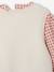 Ensemble robe 3 pièces enfant fille écru+mauve 7 - vertbaudet enfant 