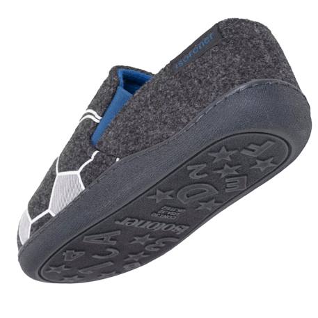 Chaussons mocassins polaire chinée, maintien du pieds, semelle légère, souple Gris chiné 5 - vertbaudet enfant 