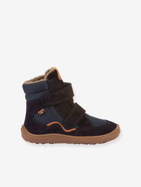 Bottes d'hiver pieds nus enfants BAREFOOT TEX WINTER Froddo bleu nuit+bordeaux+gris ardoise+noir+olive 2 - vertbaudet enfant 