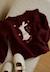 Sweat-shirt bébé en molleton aimée Bordeaux 1 - vertbaudet enfant 
