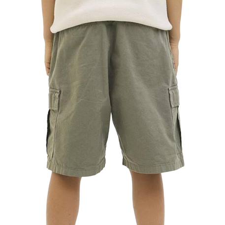 Short garçon towen x fctry fabric Noir+Vert 7 - vertbaudet enfant 