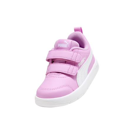 Basket à scratchs fille courtflex v3 v inf Mauve blanc 4 - vertbaudet enfant 