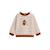 Sweat-shirt bébé en molleton moka Ecru 2 - vertbaudet enfant 