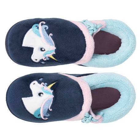 Chaussons bottillons à zip, faciles à enfiler, bon maintien du pied, semelle antidérapante Marine 2 - vertbaudet enfant 