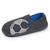 Chaussons mocassins polaire chinée, maintien du pieds, semelle légère, souple Gris chiné 1 - vertbaudet enfant 