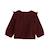 Sweat-shirt bébé en molleton aimée Bordeaux 3 - vertbaudet enfant 