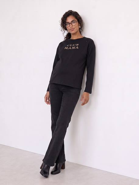 T-shirt grossesse et allaitement anthracite 2 - vertbaudet enfant 