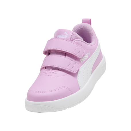 Baskets basses à scratch Mauve blanc 5 - vertbaudet enfant 