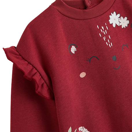 Sweat-shirt bébé en molleton harmony Rose 4 - vertbaudet enfant 