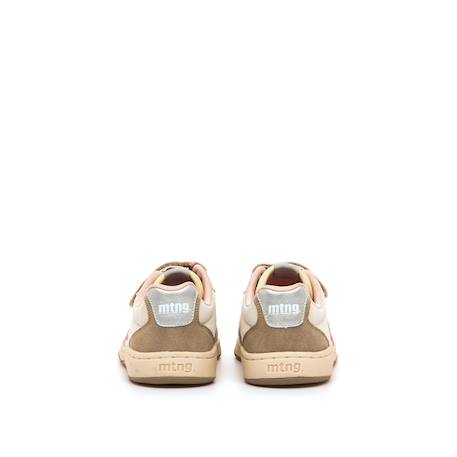 Sneakers filles synthétique lacets- fermeture adhésive barefoot Pink+White 5 - vertbaudet enfant 