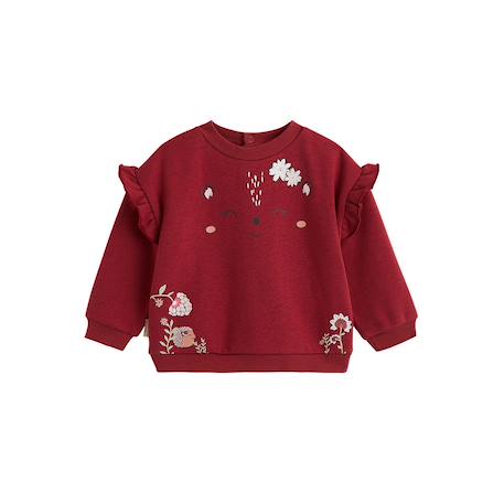 Sweat-shirt bébé en molleton harmony Rose 2 - vertbaudet enfant 