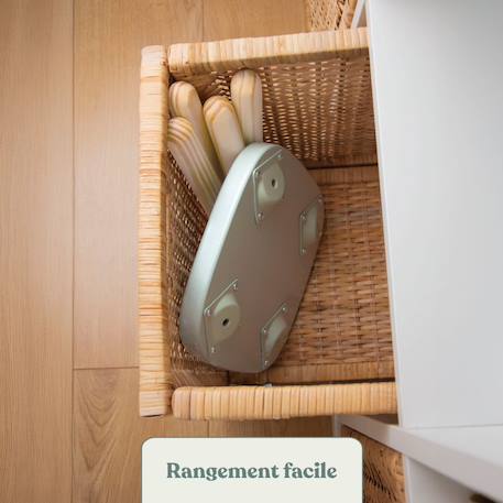 Tabouret d'intérieur montessori bois fsc® Vert sauge 4 - vertbaudet enfant 