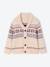 Gilet col châle garçon écru chiné 1 - vertbaudet enfant 