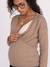 Pull devant/dos grossesse et allaitement beige+Blanc 8 - vertbaudet enfant 