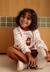Sweat-shirt bébé en molleton moka Ecru 1 - vertbaudet enfant 