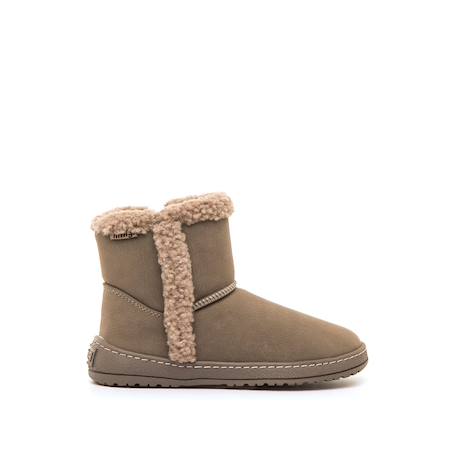 Bottines filles synthétique fermeture éclair Brown+Moka 1 - vertbaudet enfant 