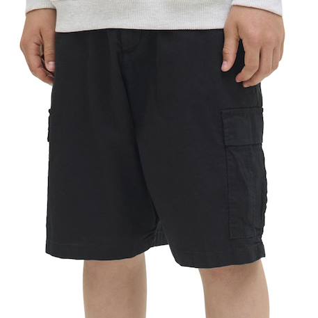 Short cargo garçon Beige+Noir+Vert 6 - vertbaudet enfant 