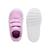 Basket à scratchs fille courtflex v3 v inf Mauve blanc 5 - vertbaudet enfant 
