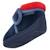 Chaussons bottillons velours maintien renforcé, fermeture scratch, simple à enfiler Marine 5 - vertbaudet enfant 