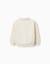 Sweat en coton avec imprimé cœur en relief Blanc 3 - vertbaudet enfant 
