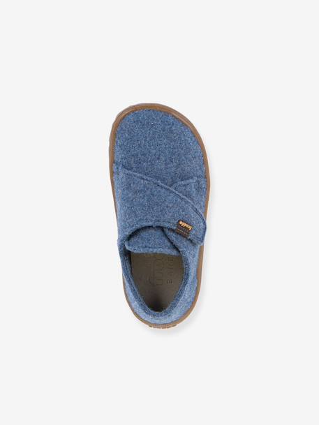 Chaussons barefoot enfants BAREFOOT WOOLY Froddo beige+bleu jean+bleu nuit+fuchsia+gris chiné+rose chiné+rouge+vert 3 - vertbaudet enfant 