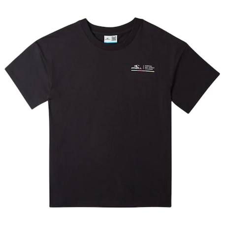 T-shirt garçon à manches courtes snsc Blanc+Noir 5 - vertbaudet enfant 
