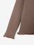 Sous-pull fille tricot prune+taupe 7 - vertbaudet enfant 