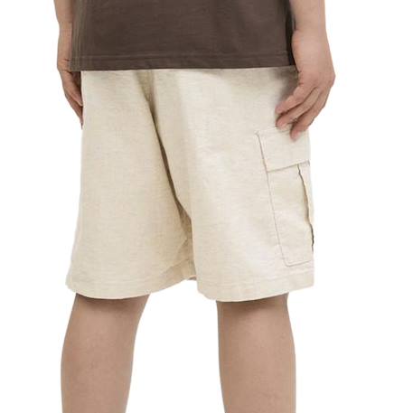 Short cargo garçon Beige+Noir+Vert 3 - vertbaudet enfant 