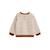 Sweat-shirt bébé en molleton moka Ecru 3 - vertbaudet enfant 