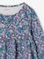 Ensemble fille cardigan et robe imprimée fleurs camel+jaune pâle+marine+vert de gris 14 - vertbaudet enfant 