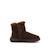 Bottines filles synthétique fermeture éclair barefoot Brown+Moka 5 - vertbaudet enfant 