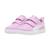 Baskets basses à scratch Mauve blanc 3 - vertbaudet enfant 