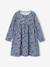 Ensemble fille cardigan et robe imprimée fleurs camel+jaune pâle+marine+vert de gris 11 - vertbaudet enfant 