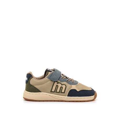 Sneakers garçon synthétique lacets- fermeture adhésive barefoot Blue 1 - vertbaudet enfant 