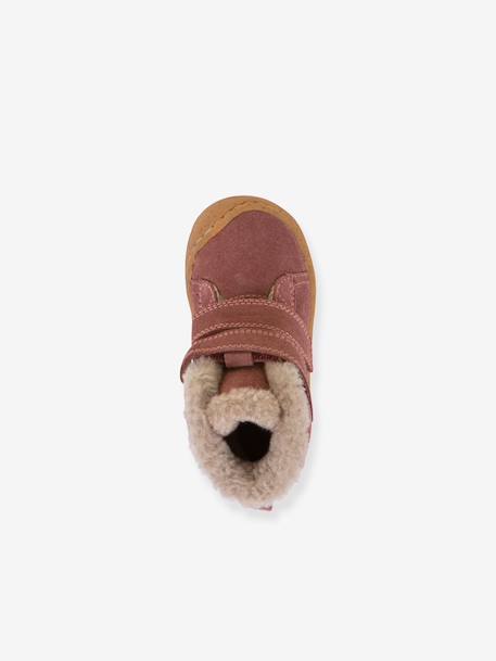 Boots fille MINNI SUEDE Froddo bleu pétrole+fuchsia+vieux rose 17 - vertbaudet enfant 