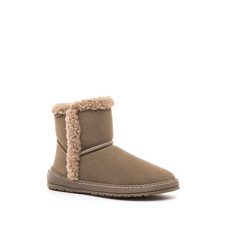 Bottines filles synthétique fermeture éclair Brown+Moka 2 - vertbaudet enfant 
