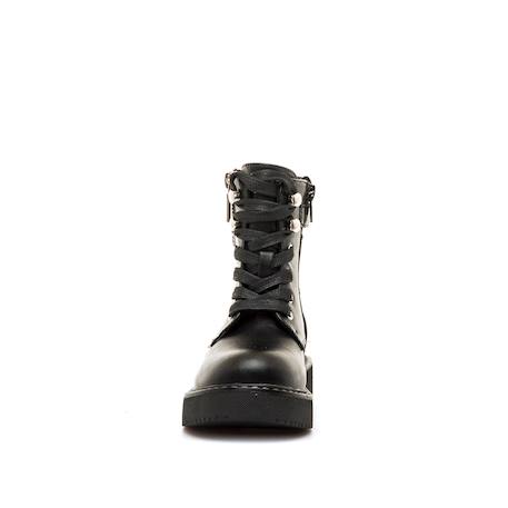 Bottines filles synthétique fermeture éclair Black 3 - vertbaudet enfant 