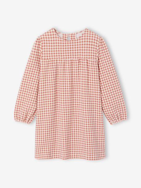 Ensemble robe 3 pièces enfant fille écru+mauve 2 - vertbaudet enfant 