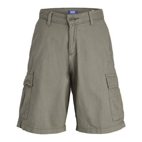 Short cargo garçon Beige+Noir+Vert 12 - vertbaudet enfant 