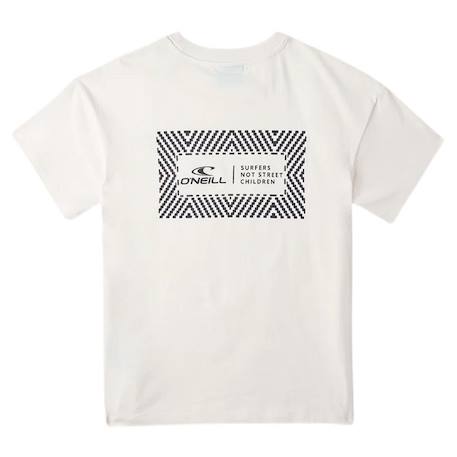 T-shirt garçon à manches courtes snsc Blanc+Noir 3 - vertbaudet enfant 