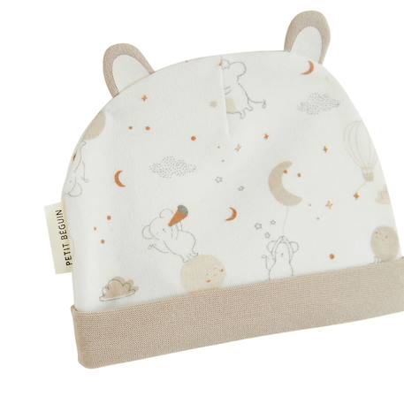 Bonnet bébé et moufles eliah Ecru 4 - vertbaudet enfant 