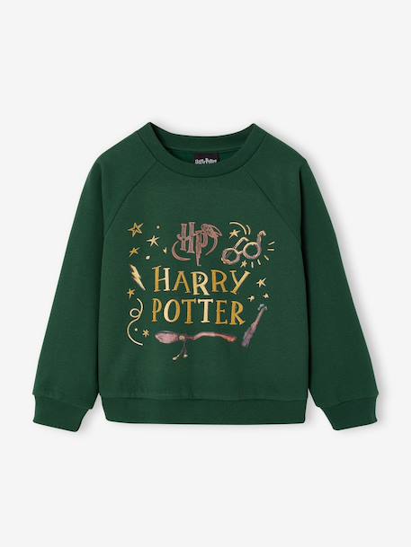 Sweat Harry Potter vert foncé 1 - vertbaudet enfant 