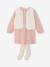 Ensemble robe 3 pièces enfant fille écru+mauve 1 - vertbaudet enfant 
