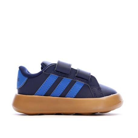 Baskets bébé fille grand court 2.0 Marine 3 - vertbaudet enfant 