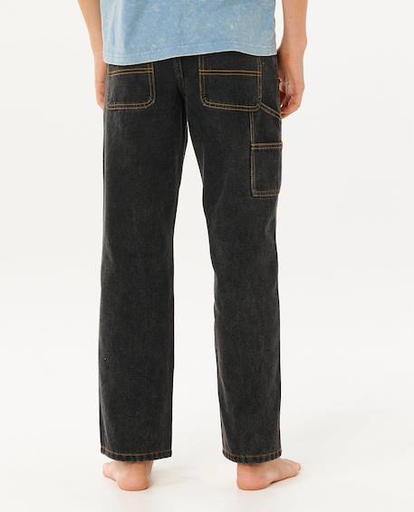 Jeans enfant hyped boys Bleu délavé+Washed black 8 - vertbaudet enfant 
