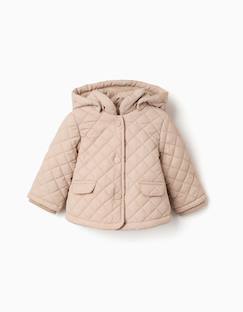Bébé-Manteau, combipilote, nid d'ange-Manteau-Veste matelassée à capuche et doublure en polaire