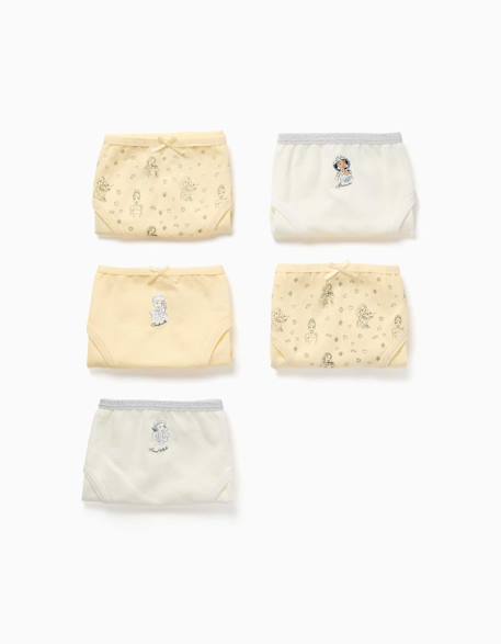 Fille-Sous-vêtement-Lot de 5 culottes avec imprimés princesses disney