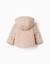 Veste matelassée à capuche et doublure en polaire Beige clair 2 - vertbaudet enfant 