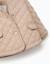 Veste matelassée à capuche et doublure en polaire Beige clair 3 - vertbaudet enfant 