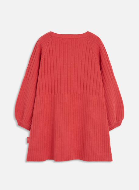 Robe bébé en maille avec fleurs Rouge 2 - vertbaudet enfant 